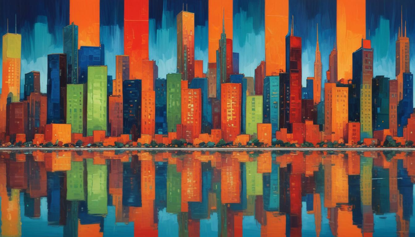 My home town. A city by the lake.